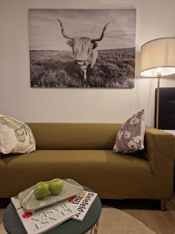 Stadt-Appartement Am Nordpark Bielefeld Bagian luar foto